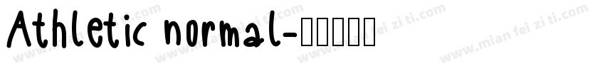 Athletic normal字体转换